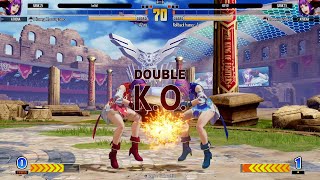 The King of Fighters XIVXV Steam Athena Mirror Match Lobby Battles with friends 313  31824 [upl. by Airdnat]