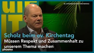 Bundeskanzler Scholz beim 38 Evangelischen Kirchentag [upl. by Latoyia465]