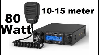 Radioddity QT80 AMFMSSBCW 80 WATT Ham  CB RADIO  DX test [upl. by Charissa]