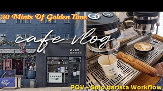 POV  30 Minutes of Rush  Solo Working  Oman Busy Cafe  Working in Oman  Barista Life oman [upl. by Marozik]