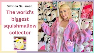 The worlds biggest squishmallow collector Sabrina Gausman [upl. by Eceryt]