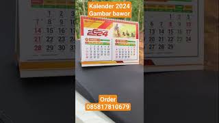 kalender duduk bergambar bawor [upl. by Anerual]