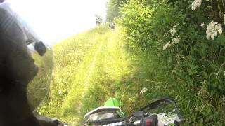 Kawasaki klx 250  trail and off road experiance day [upl. by Cirilla76]