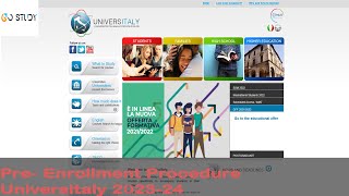 How to do preenrolment for Italy procedures  Preenrolment 2023  2024  explained [upl. by Delahk]