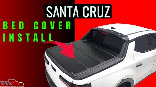 Hyundai Santa Cruz Bed Cover Installation TonnoFlip hyundaisantacruz tonneaucover [upl. by Ethbinium]