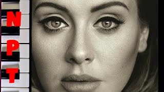 Adele  All I Ask Karaoke  Full Instrumental Backing Track  Piano Cover [upl. by Jephthah558]