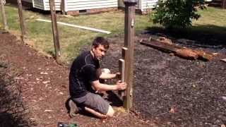 How to remove a fence post in under 5 minuteswithout digging [upl. by Attehcnoc954]