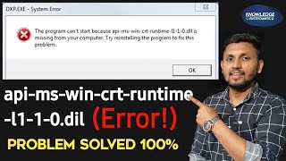 apimswincrtruntimel110dll is missing windows 78910  Dll is missing  Audacity Dll File [upl. by Odnomyar]