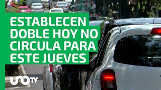 Activan Contingencia Ambiental habrá doble Hoy No Circula el jueves ve a qué coches afecta [upl. by Nolahs]