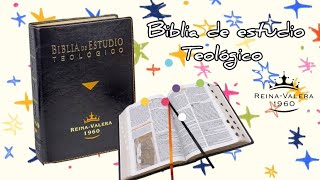 Biblia de Estudio Teológico RVR1960  Tamaño Manual [upl. by Soiritos658]