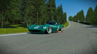 Assetto Corsa Chevrolet Cheetah GT64 at Sachsenring 1967 hotlap [upl. by Ecirahs]