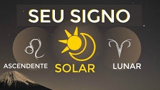 DESCUBRA SEU SIGNO SOLAR ASCENDENTE E LUNAR [upl. by Emirac]