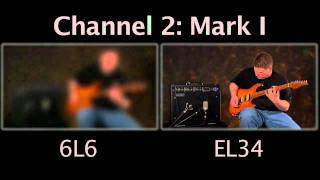 MesaBoogie Mark V 6L6 vs EL34 Tube Shootout Comparison [upl. by Sremlahc]