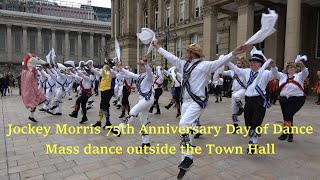 Jockey Morris 75th Anniversary Day of Dance  Mass dance outside the Town Hall [upl. by Reace]