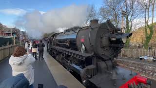 The Polar Express at Churnet Valley Railway 9th December 2022 [upl. by Attennot]