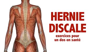 Hernie discale  exercices pour la santé du dos [upl. by Notsirhc]