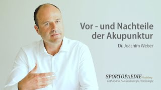 Die Vor und Nachteile der Akupunktur in der Orthopädie  SPORTOPAEDIE Heidelberg [upl. by Osnola]