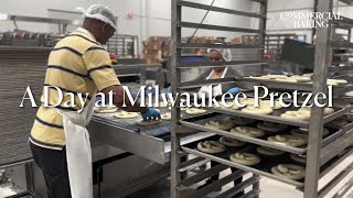 A Day at Milwaukee Pretzel  Commercial Baking [upl. by Anaeerb]