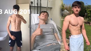 15  17 Natural Body Transformation Skinny to muscular [upl. by Llerraf]