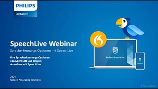 Webinar SpracherkennungsOptionen mit SpeechLive – Microsoft amp Dragon Anywhere im Vergleich [upl. by Andromada386]