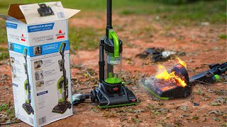 Bissell PowerForce Compact Turbo Vacuum Destruction [upl. by Heida]