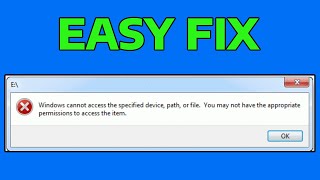 How To Fix You Do Not Have Permission To Access You Dont Have Appropriate Permissions in Windows 11 [upl. by Anairol809]