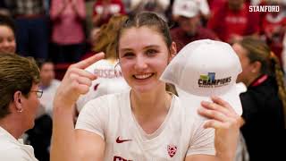 Stanford Womens Basketball 2024 Pac12 Champions [upl. by Niamrej496]