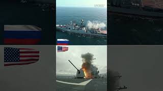 Naval battle exercise US Navy vs Russian Navy [upl. by Aljan998]