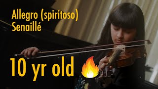 Allegro Spiritoso by Senaillé  Violin Grade 5 ABRSM 2020 Syllabus [upl. by Ramej55]