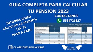 Como calcular la pension ley 73 con Modalidad 40 actualizada 2023 [upl. by Ahsiea]