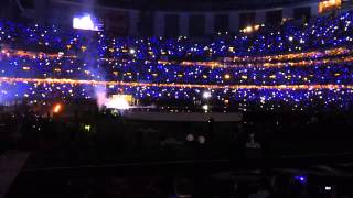 SUPERBOWL Half Time Show from inside the superdome stadium Beyonce 1 [upl. by Ennazzus436]