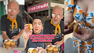 TRENDING FOREIGNER NA INIWAN NG PINAY NA ASAWA NAGTINDA SA KALSADA NG EMPANADA MANILA STREET FOOD [upl. by Eusoj]