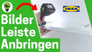 IKEA Mosslanda Bilderleiste Anbringen ✅ GENIALE ANLEITUNG Wie IKEA Bilderleisten Richtig Aufhängen [upl. by Ephrem]