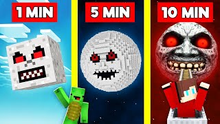 LUNAR MOON HOUSE BUILD BATTLE CHALLENGE In Minecraft  NOOB VS PRO  Maizen Mizen Mazien Parody [upl. by Selemas317]