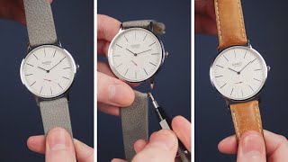 How To Change A Watch Strap  Quick amp Easy Tutorial For Different Strap Types [upl. by Semela616]