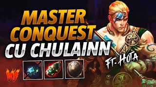 CU CHULAINN DOMINANDO LA SOLO ft Hota  Warchi  Smite Master Conquest [upl. by Cirad]