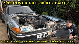 1985 Rover SD1 2000T  Part 3  Engine bay modifications [upl. by Aicnom940]