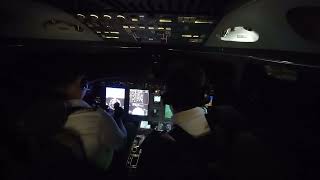 AirTaxiph  Gulfstream G150 VIP Jet  05  Night Takeoff from Cebu to Manila  Jan 14 2023 [upl. by Turmel178]