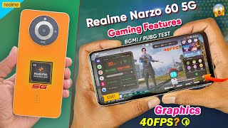 Realme Narzo 60 5g Gaming Features Graphics Test FPS  Bgmi Test  Realme Narzo 60 5g Pubg Test [upl. by Odicalp]