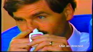 Dristan 12 hour nasal spray  tv commercial  1991 [upl. by Elaval]