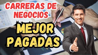 LAS 7 CARRERAS DE NEGOCIOS MEJOR PAGADAS EN EL PERÚ [upl. by Onida]