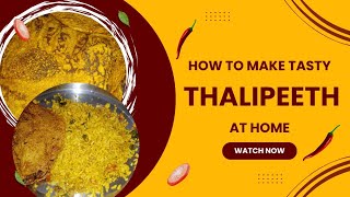 Thalipeeth Recipe  Thalipeeth Recipe madhura  ತಾಲೀಪೀಟ್ [upl. by Coppock]