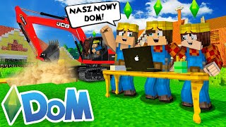 MINECRAFT DOM 2  ZACZYNAMY BUDOWĘ DOMU  SIMSCRAFT [upl. by Aborn]