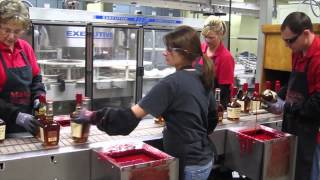 Hand Dipping Bottles at Makers Mark [upl. by Ruelle260]