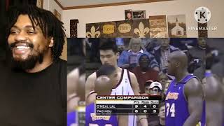 SHAQ Vs YAO Ming First Time 11703 Reaction Video [upl. by Tisman]