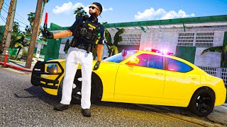 Cop Patrolling LA Hoods in GTA 5 RP [upl. by Enelahs753]