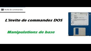 Manipulation des commandes de base MS DOS [upl. by Bertold117]