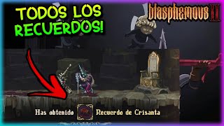 TODOS LOS RECUERDOS y Como Conseguirlos  Blasphemous 2 [upl. by Noraha339]