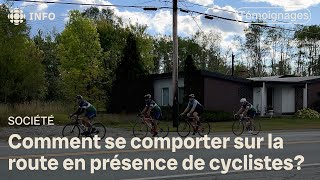 Mort dun cycliste  des passionnés de vélo veulent faire de le sensibilisation [upl. by Nommad]