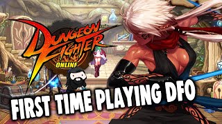 Playing Dungeon Fighter Online For The First Time [upl. by Odlabu]